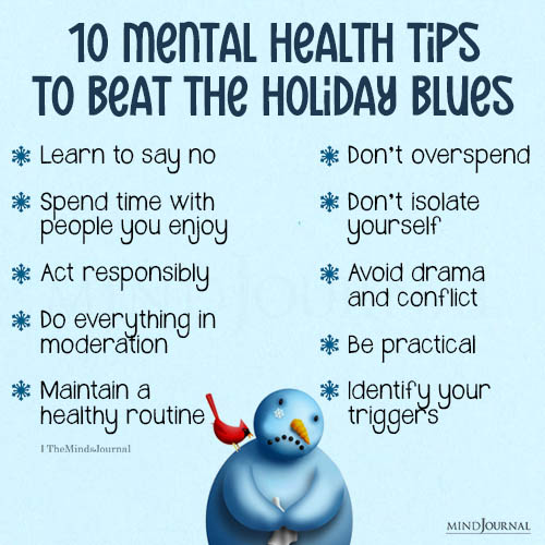 10 Mental Health Tips To Beat The Holiday Blues