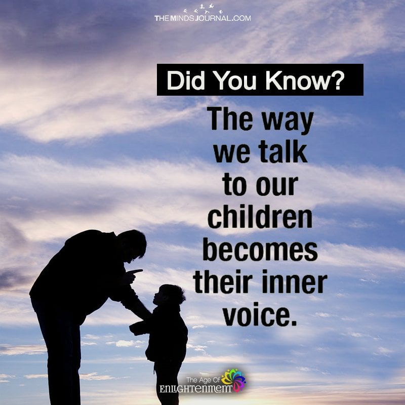 The Way We Talk To Our Children