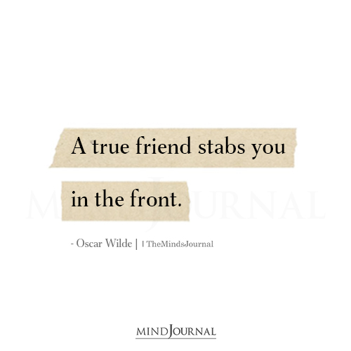 A True Friend Stabs