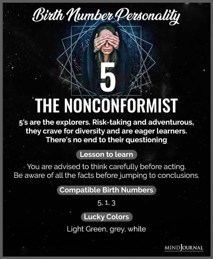 Birth Number 5 THE NONCONFORMIST