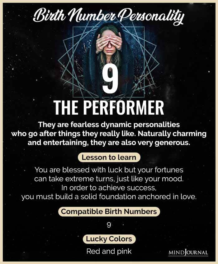 Birth Number 9 THE PERFORMER