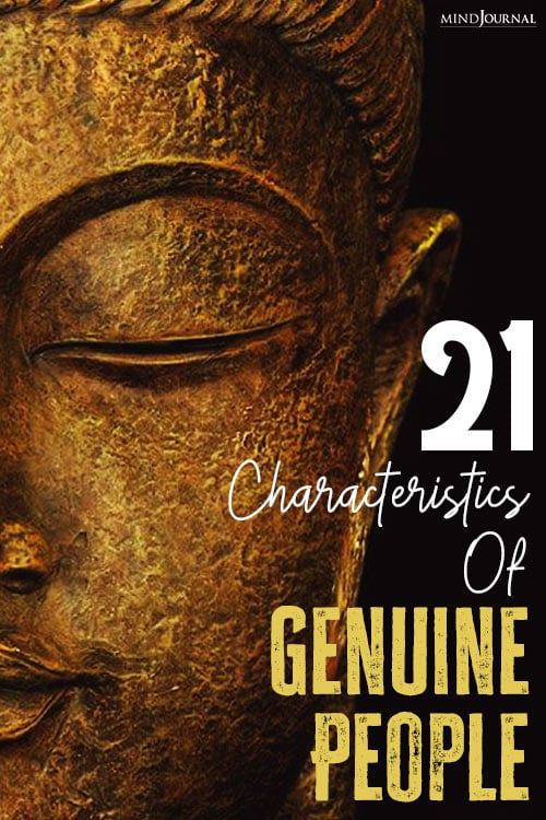 Characteristics of Genuine People pin