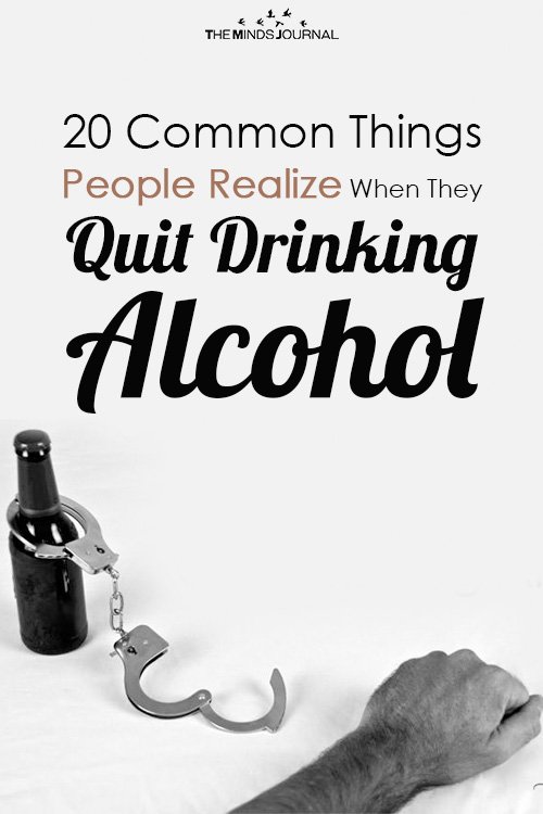 Common Things People Realize When They Quit Drinking Alcohol