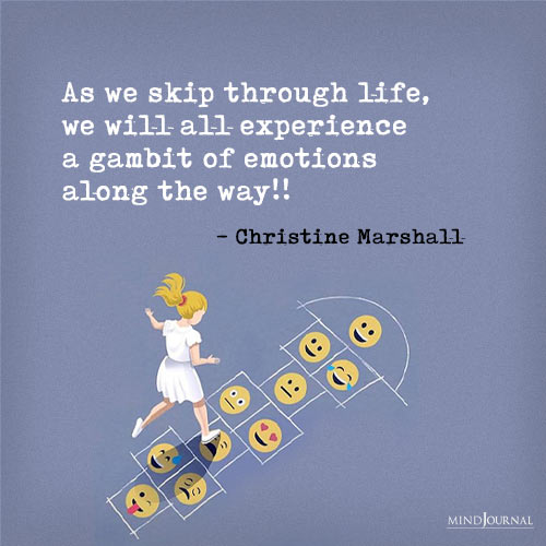 Cristine Marshall As we skip through life