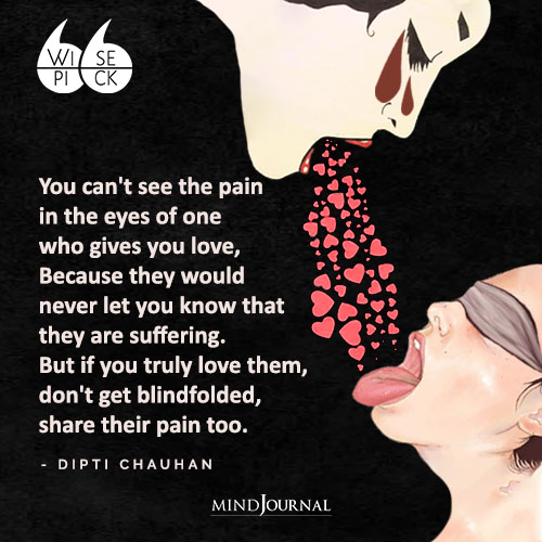 Dipti Chauhan You cant see the pain