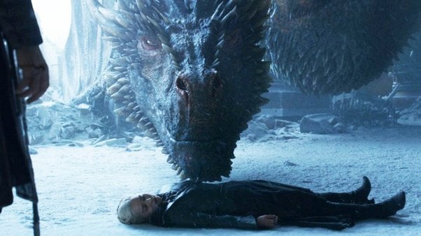Drogon and Khaleesi