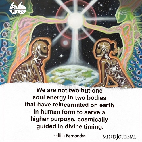 Efflin Fernandes soul energy in two bodies