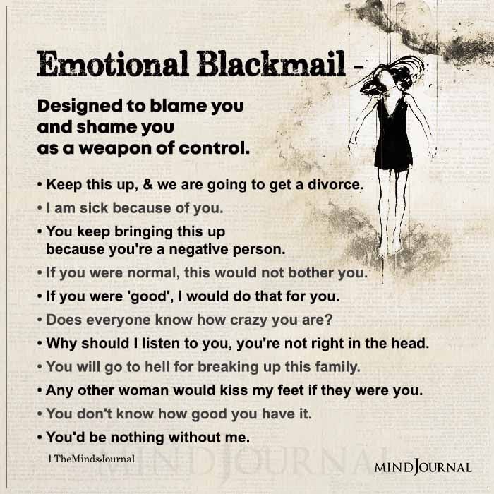 Emotional Blackmail
