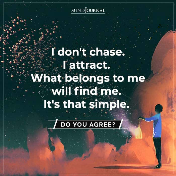 how to give a man space to chase you
