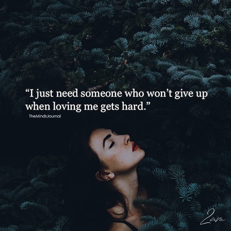 I Just Need Someone