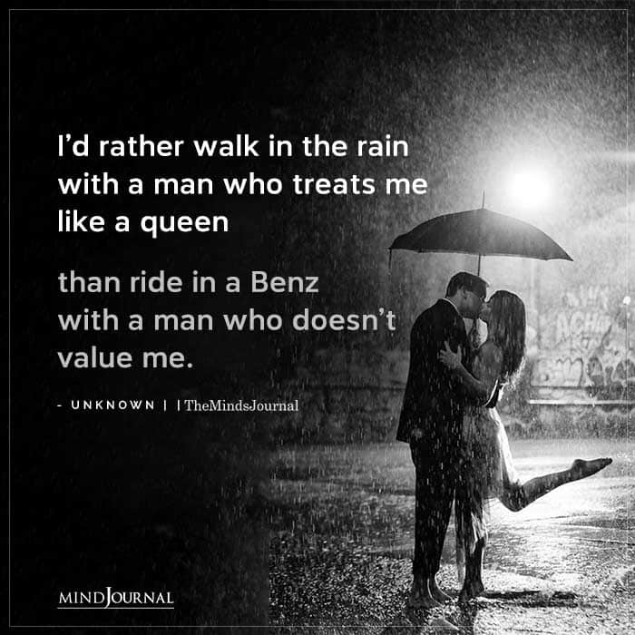 Walk In The Rain With A Man