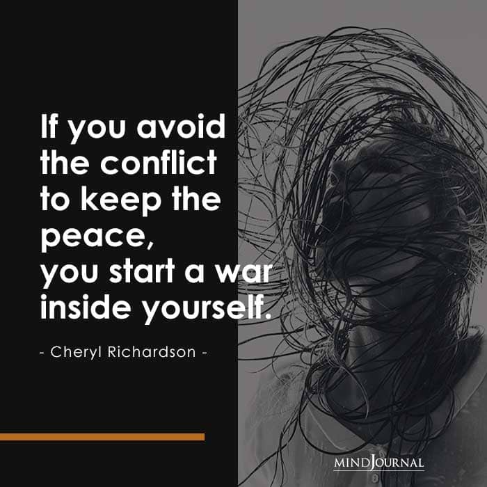 If You Avoid The Conflict To Keep.