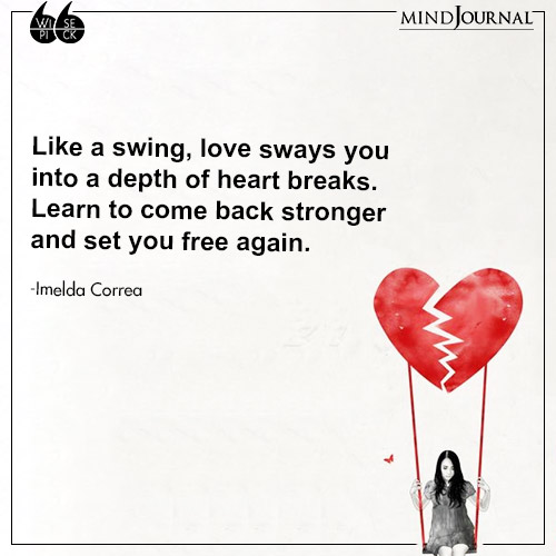 Imelda Correa depth of heart breaks