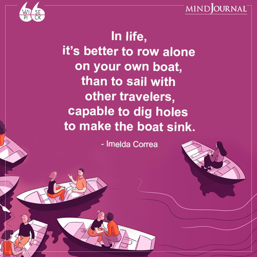 Imelda Correa make the boat sink