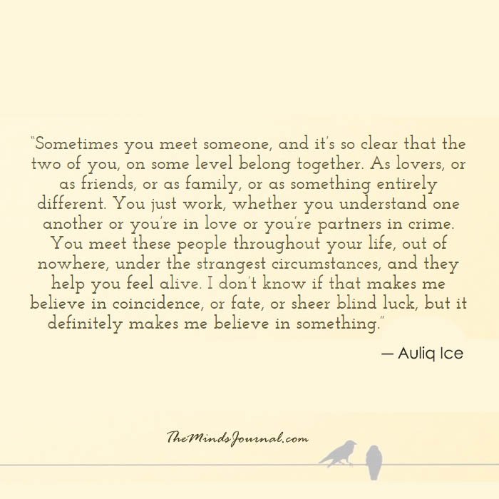 It Definitely Makes Me Believe In Something