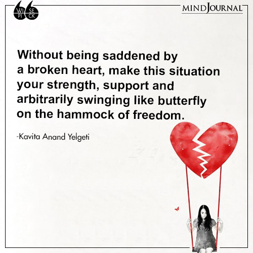 Kavita Anand Yelgeti Without being saddened