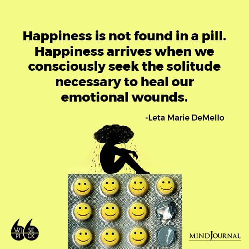 Leta Marie DeMello Happyness is not found in pills