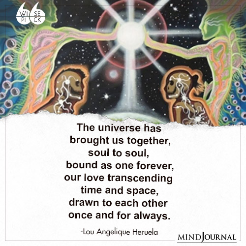 Lou Angelique Heruela The universe has brought us