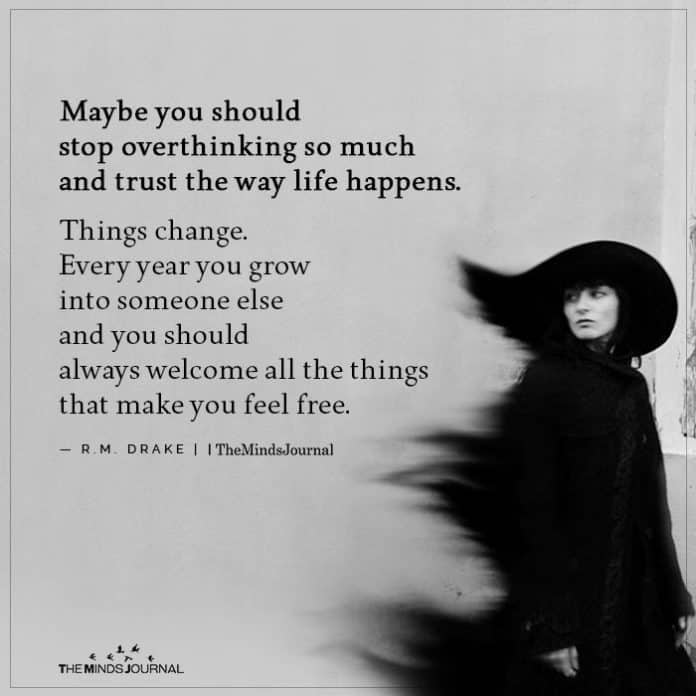 Stop overthinking