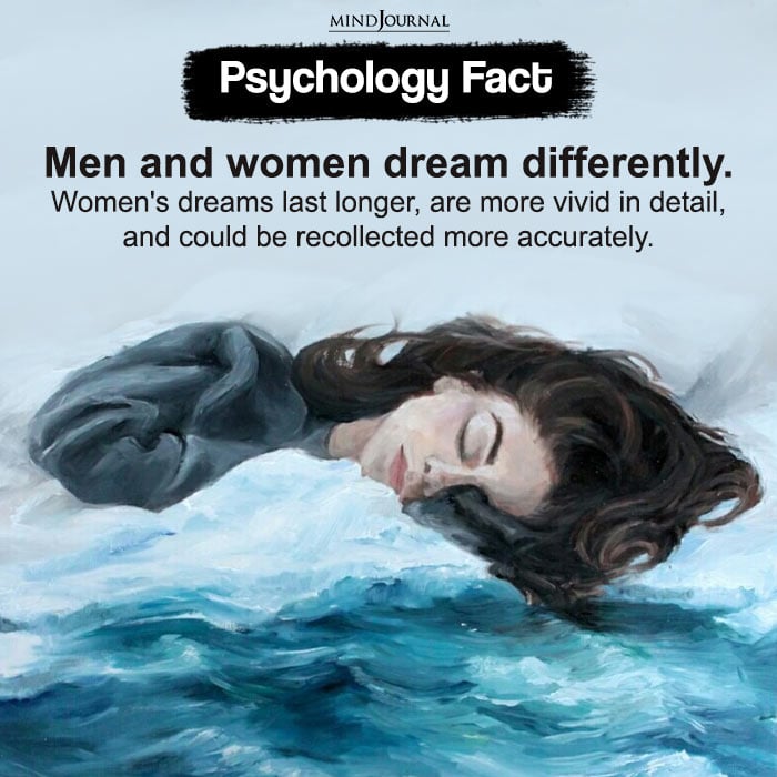 Men And Women Dream Differently
