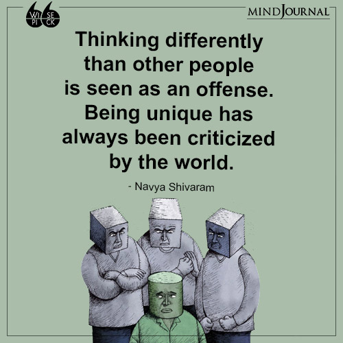 Navya Shivaram Thinking differently
