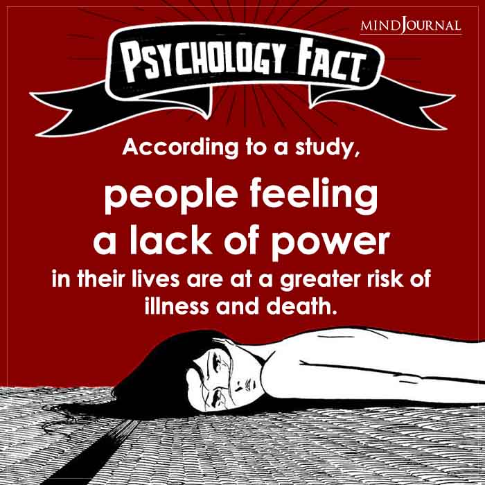 People Feeling Lack Of Power In Their Lives