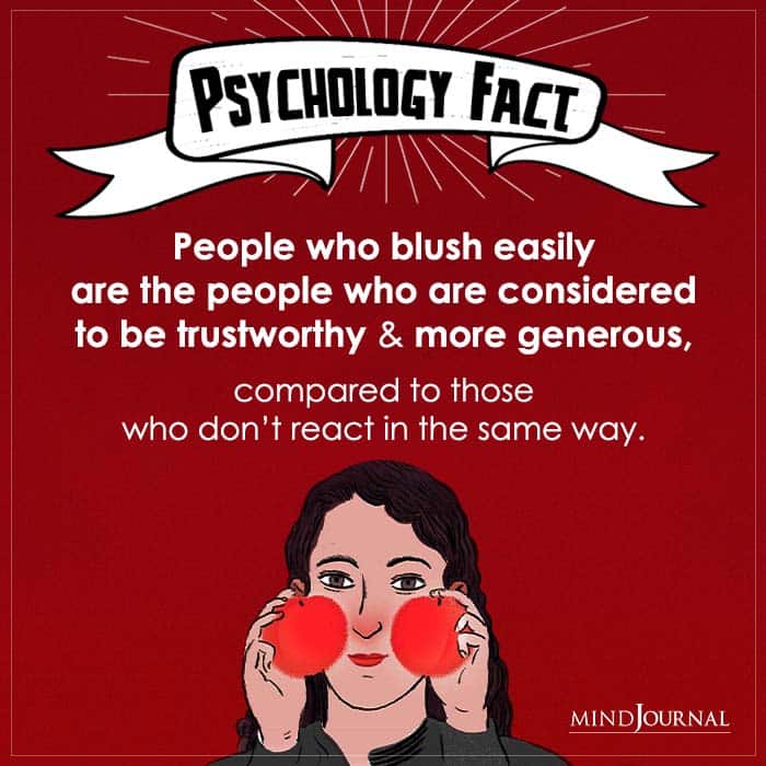 People Who Blush Easily Are The People