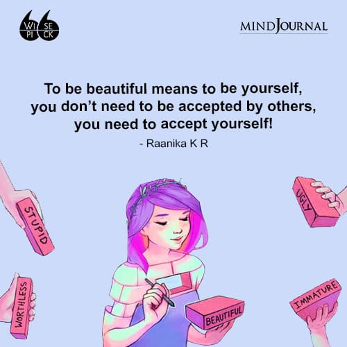 Raanika K R To be beautiful