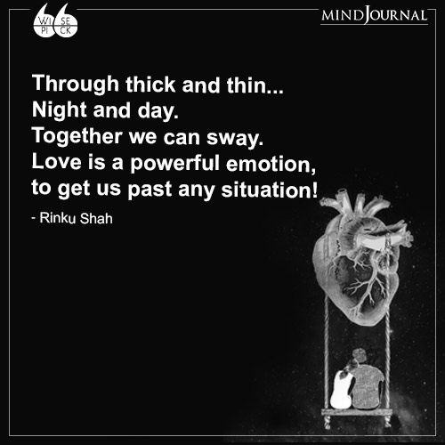Rinku Shah Through thick and thin