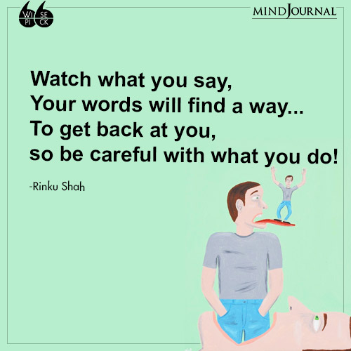 Rinku Shah Your words will find a way