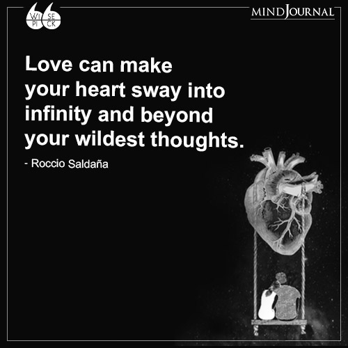 Roccio Saldaña Love can make