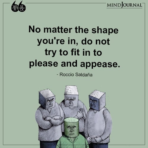 Roccio Saldaña No matter the shape
