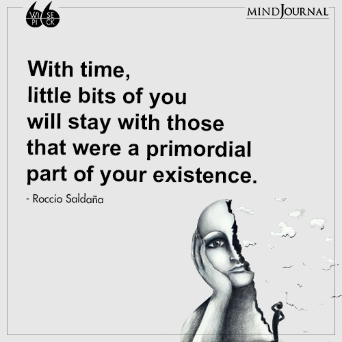 Roccio Saldaña part of your existence