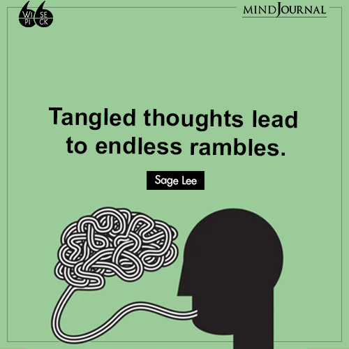 Sage Lee Tangled thoughts lead