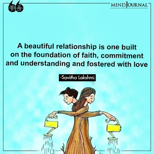 Savitha Lakshmi A beautiful relationship is one built