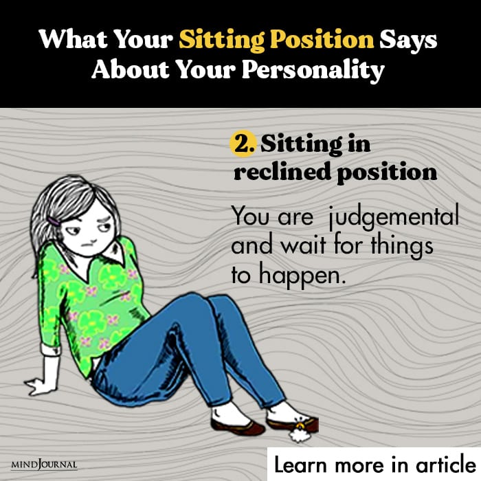 Sitting Position Says reclined