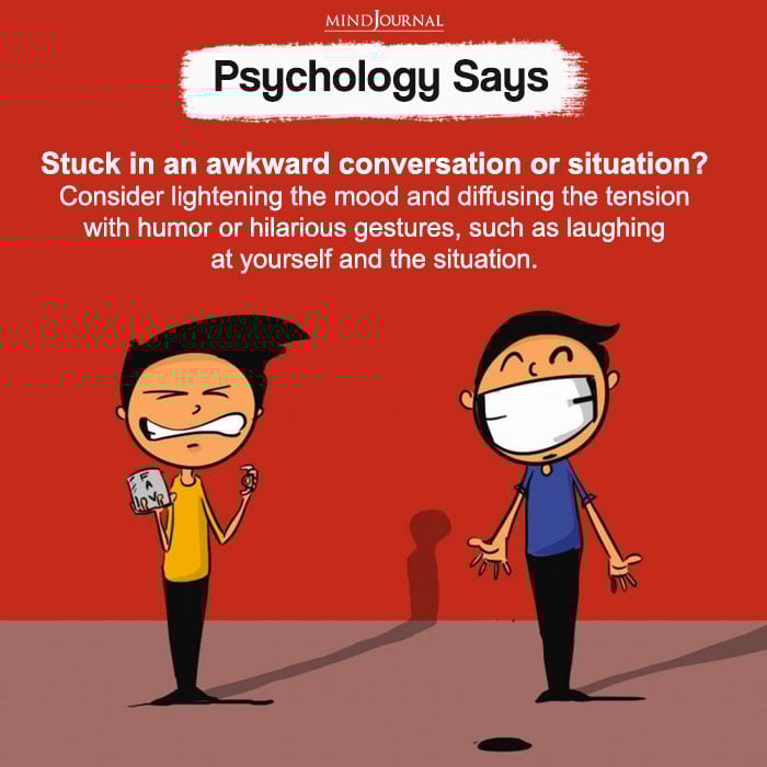 Stuck In An Awkward Conversation Or Situation