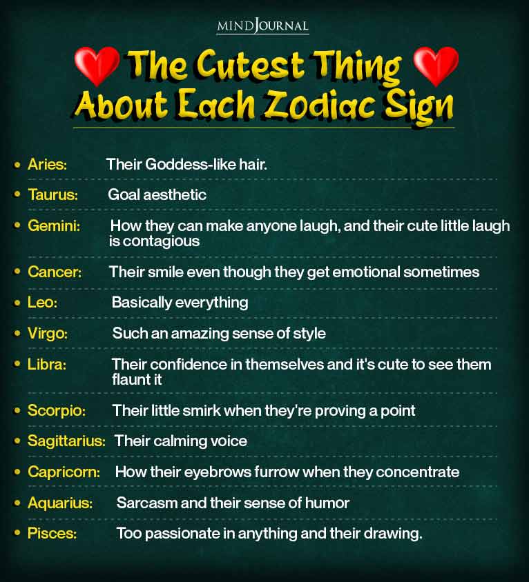 The Cutest Thing About Each Zodiac Sign