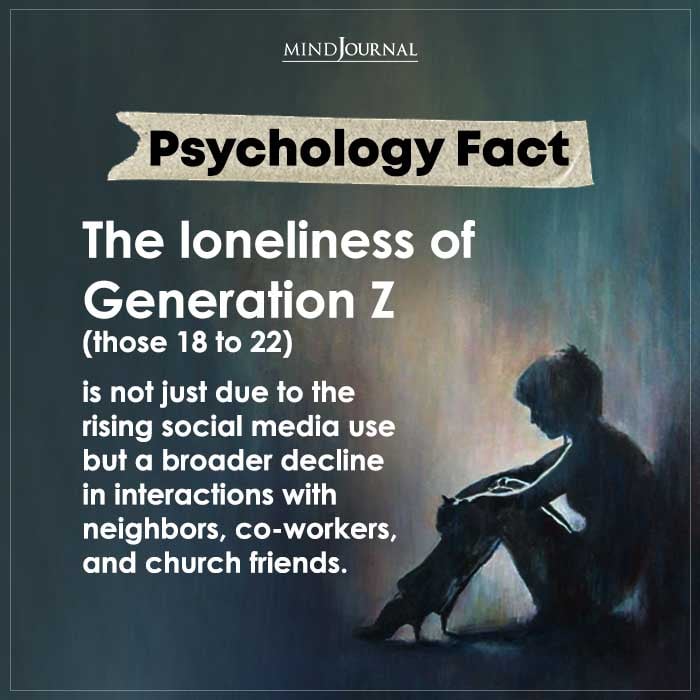 The Loneliness Of Generation Z Is Not Just Due To The Rising Social Media