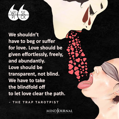 The Trap Tarotpist We shouldnt have to beg or suffer