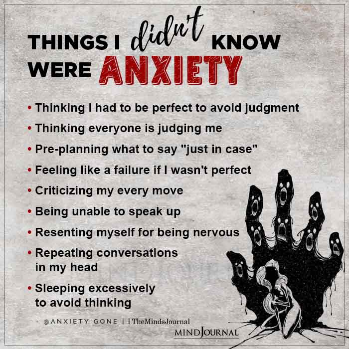 Things I Didn’t Know Were Anxiety