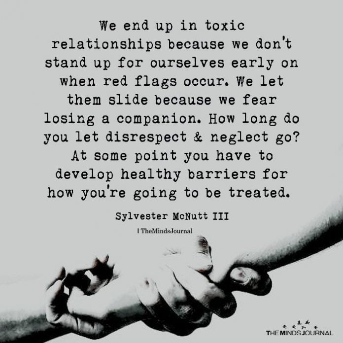 let go of an unhealthy relationship