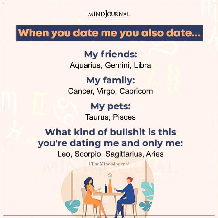 When You Date Me You Also Date