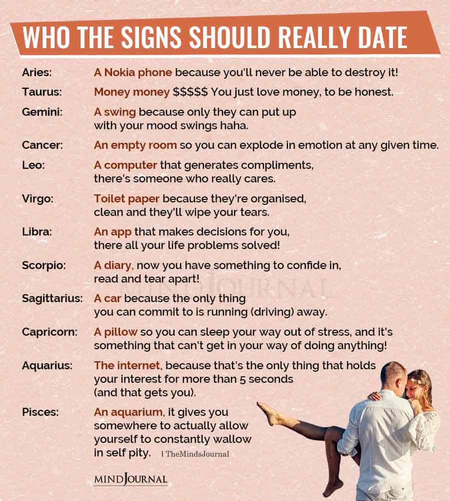 Who The Zodiac Signs Should Really Date