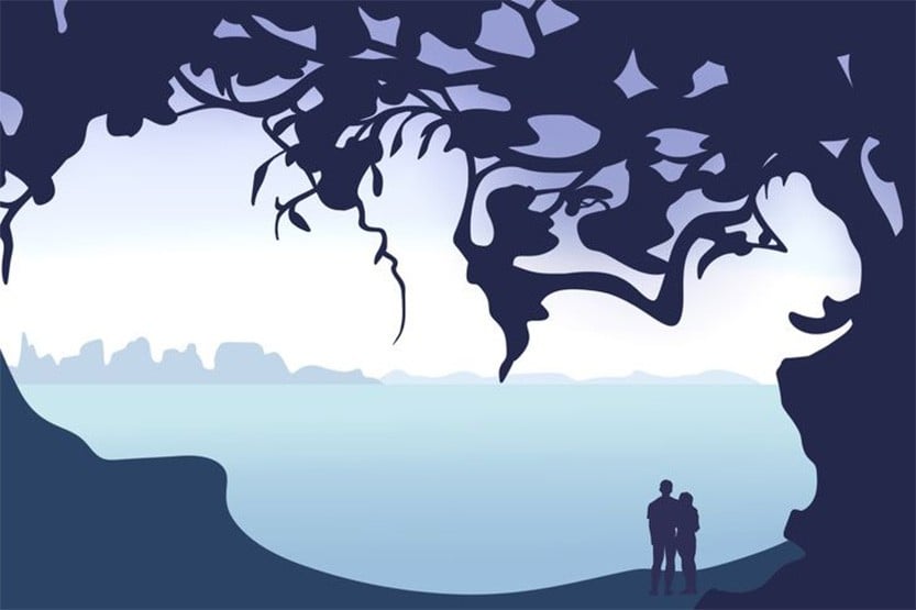 what you see first is who you truly are baby couple trees