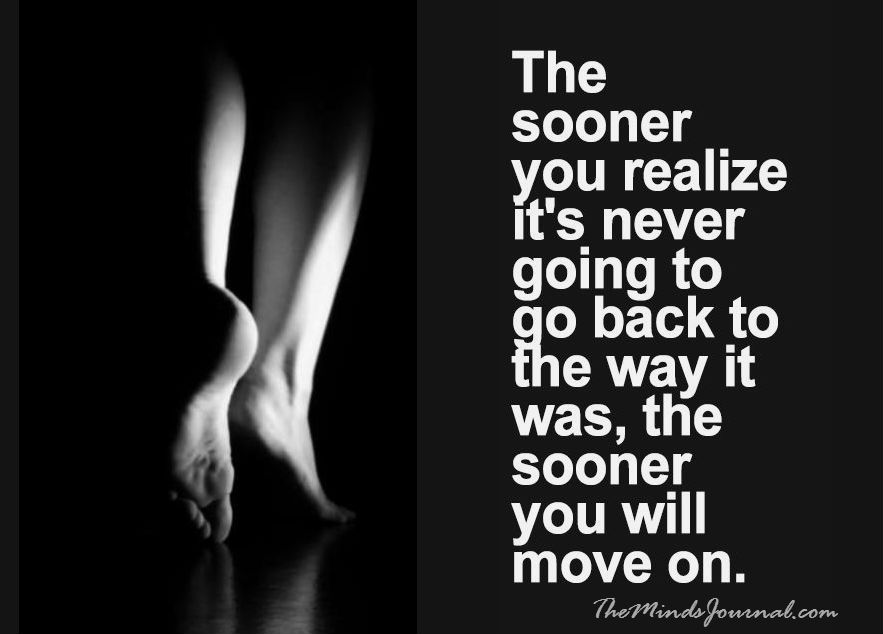 It’s Never Going To Get Back The Way It Was