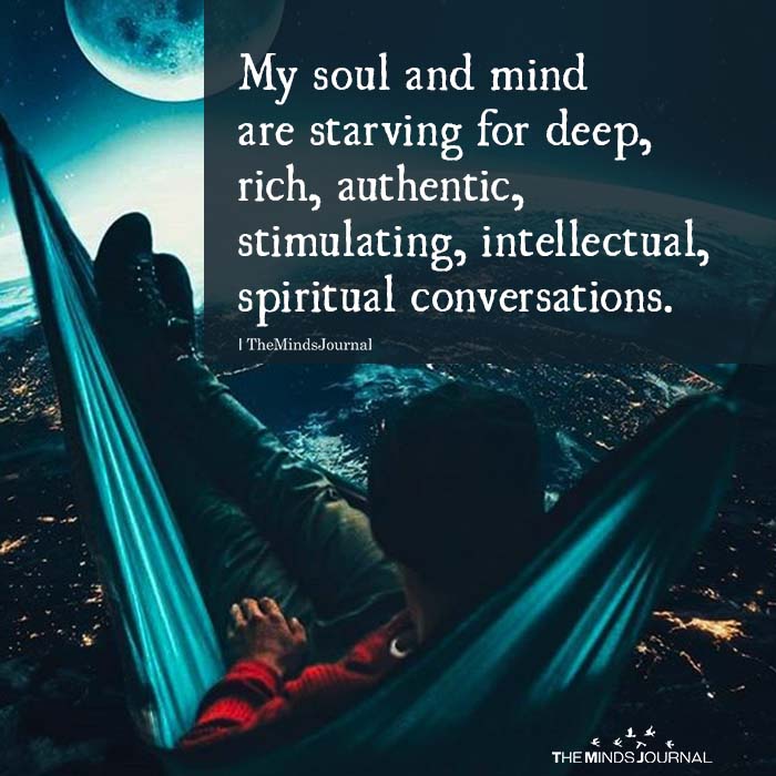 My Soul And Mind Are Starving