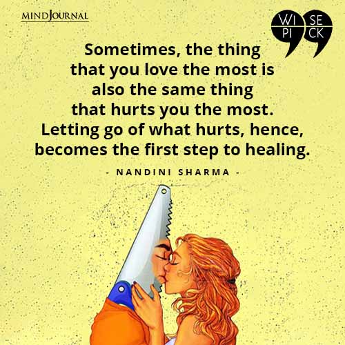 nandini sharma Sometimes the thing that you love
