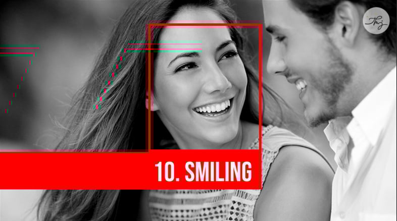 smiling