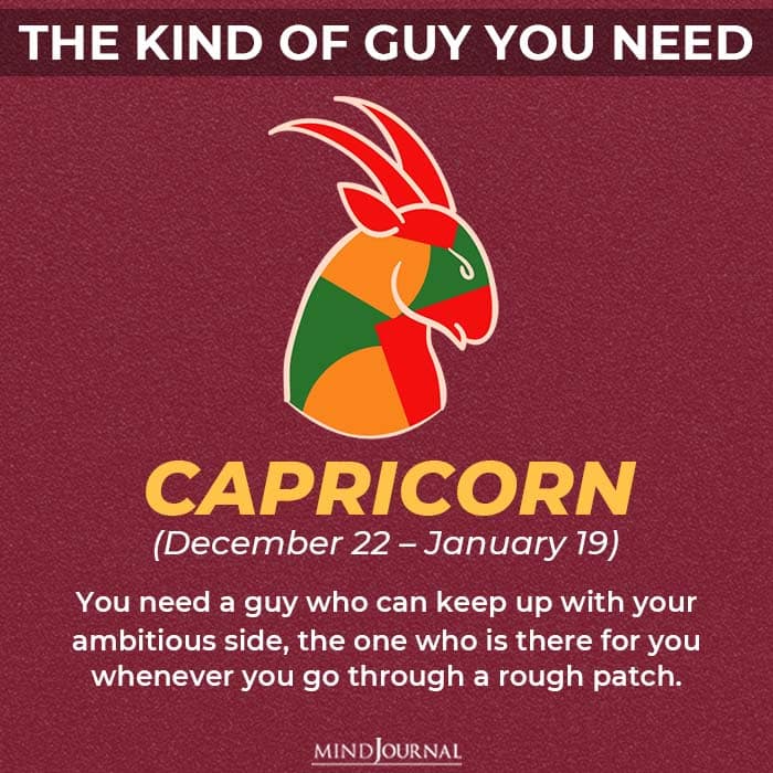 the kind of guy you should be looking for based on your zodiac sign capricorn